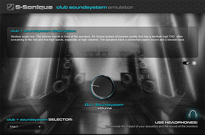 PA Club soundsystem emulator